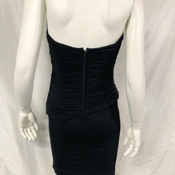 Vintage VICKY TIEL Couture Halter Body Con Dress - Picture 5 of 6